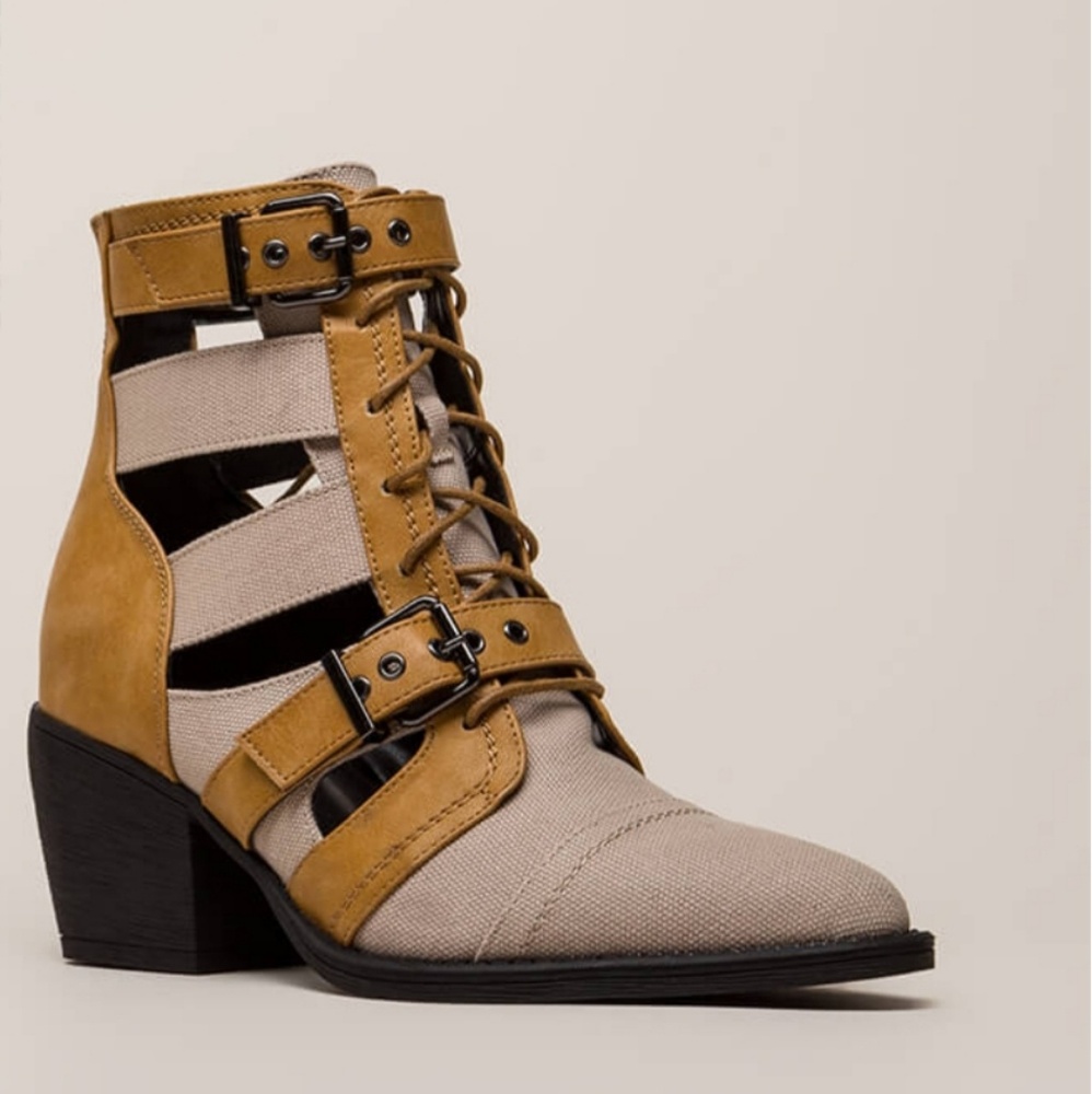 Buckled booties
